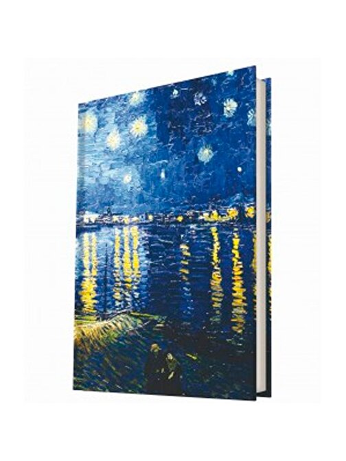Deffter Art Of World / Van Gogh Starry Night Sert Kapak 14X20 Çizgili 96 Sayfa Defter 64356-1