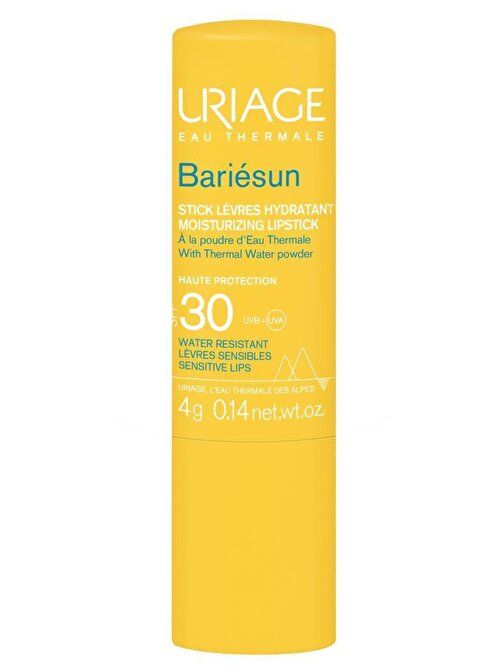 Uriage Bariesun Moisturizing Lipstick SPF30 Nemlendirici Renksiz Stick Dudak Bakımı 4 gr