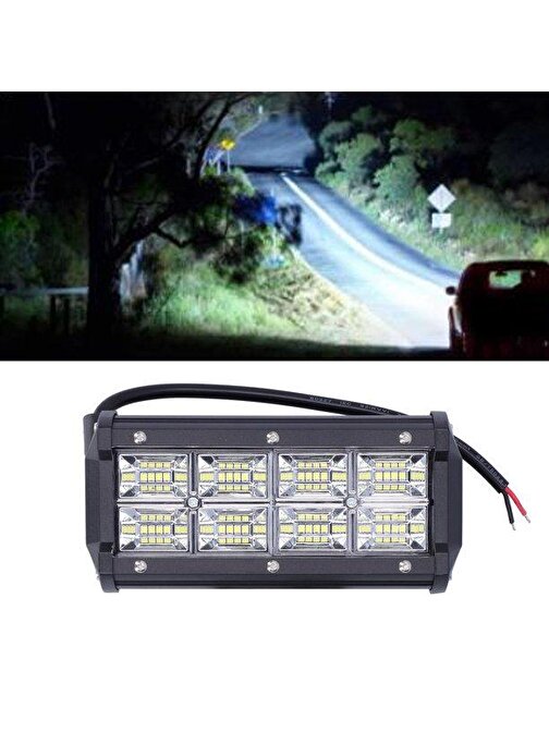 96w 32 Led Quattro Off Road Gündüz Sis Farı Lambası 16.5cm 12V