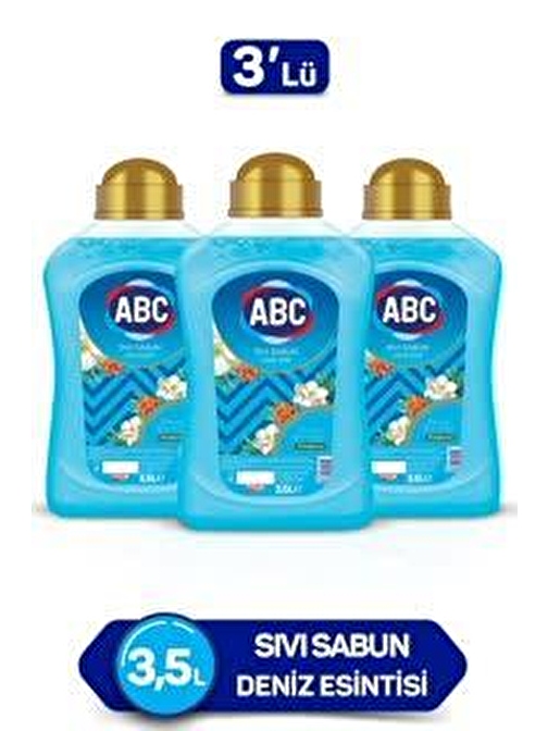 Abc Deniz Esintisi Sıvı Sabun 3500 ml x 3 Adet