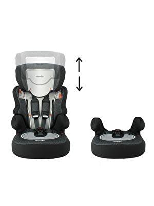 Comfymax Nania Beline Çocuk Oto Koltuğu 9 - 36 kg Siyah