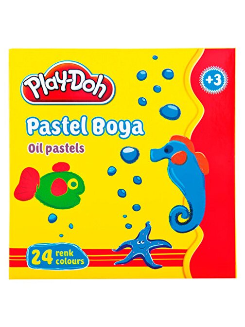 Play-Doh Pa004 Karton Kutulu Yağlı Pastel Boya 24'lü