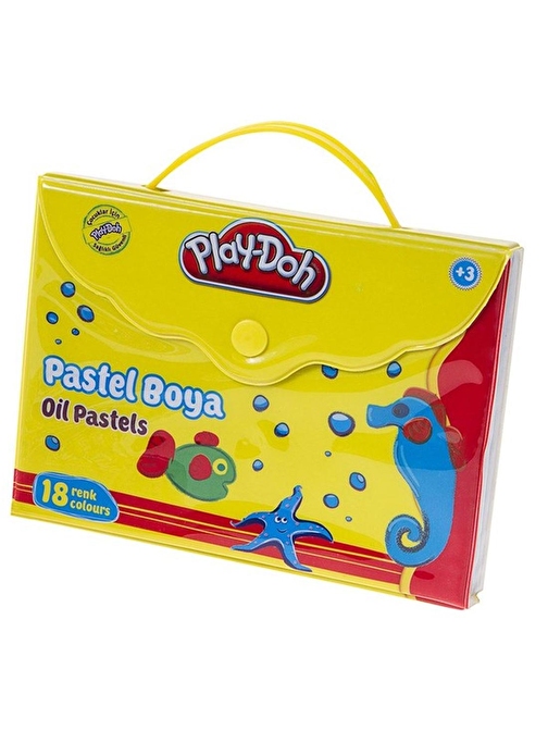 Play-Doh Pa006 Çantalı Yağlı Pastel Boya 18'li