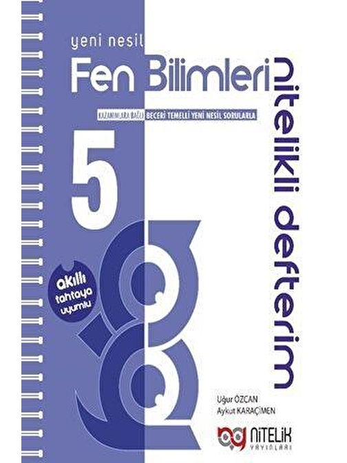 5. Sınıf Fen Bilimleri Nitelikli Defterim Nitelik Yayınları