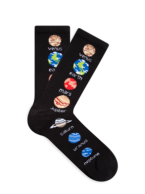Mavi - Siyah Soket Çorap 0910506-900