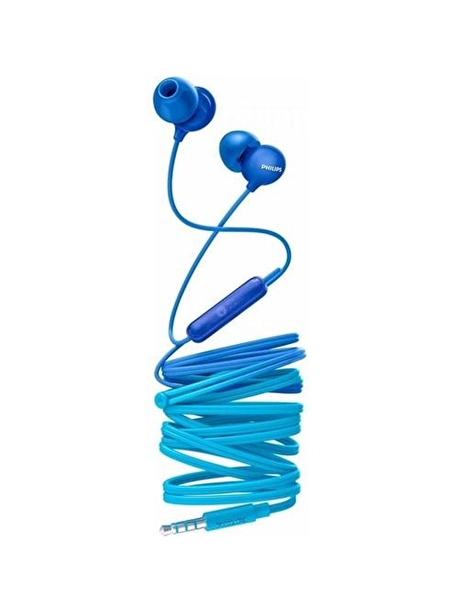 Philips She2405Bl Upbeat Kablolu Kulakiçi Mikrofonlu Kulaklık Mavi