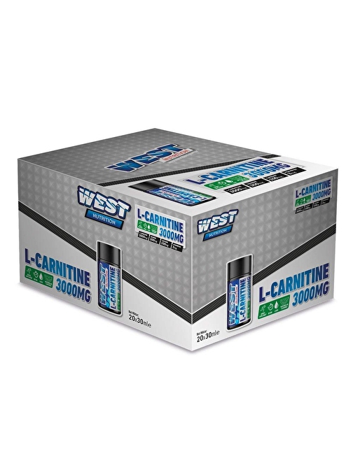 West Nutrition L Karnitin 3000 Mg. 20 Tüp L Carnitine Karpuz