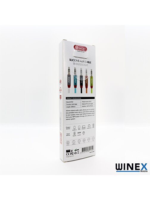Winex AX42 3.5 mm 1m Aux Kablo