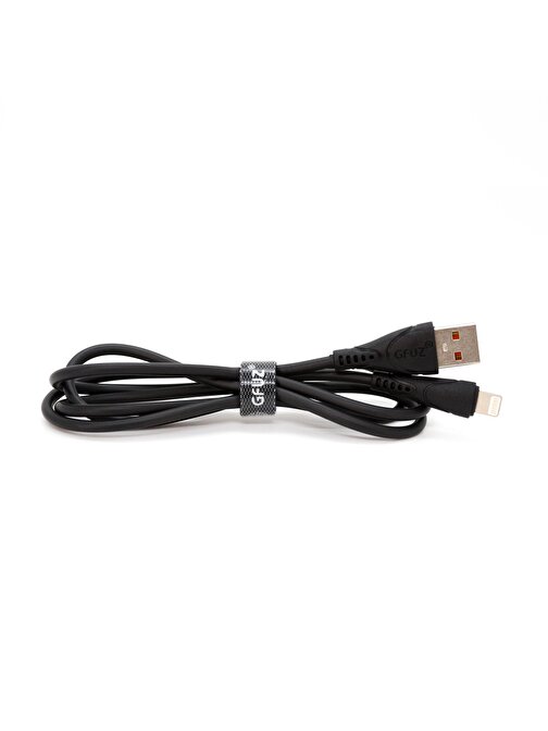 Winex Apple CA30 2.4A USB to Lightning Hızlı Şarj Data Kablosu 1 m Siyah