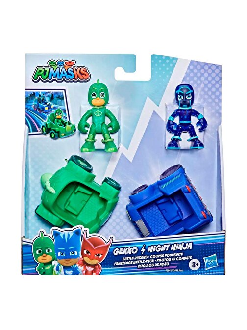 Pj Masks F2649-F4586 Pj Maskeliler 2'li Figür ve Araç Gekko Pirate Robot