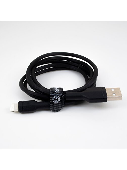Winex Apple CA58 2.4A USB-A to Lightning Hızlı Şarj Data Kablosu Siyah