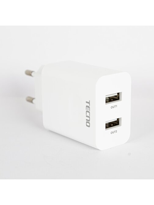 Tecno Pova 3 Çift USB-A 2 Port Girişli Type-C Ve Micro Çıkışlı Kablolu Hızlı Şarj Aleti