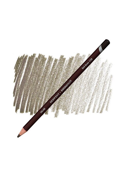 Derwent C520 Coloursoft Pencil Yumuşak Kuru Boya Kalemi Tekli Koyu Kahve