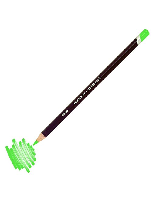 Derwent C470 Coloursoft Pencil Yumuşak Kuru Boya Kalemi Tekli Mint Yeşili