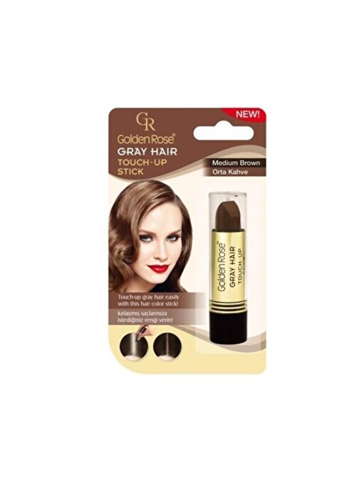 Golden rose Grey Hair Beyaz Saç Kapatıcı Stick 03- Orta Kahve