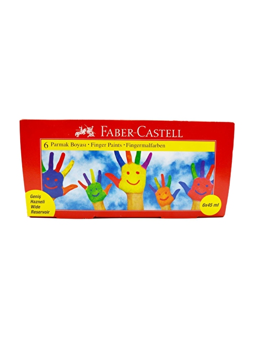 Faber-Castell Parmak Boyası 4 Renk Çok Renkli