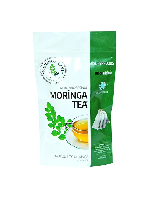 BlackNatural Moringa Çayı 20 Süzen Poşet