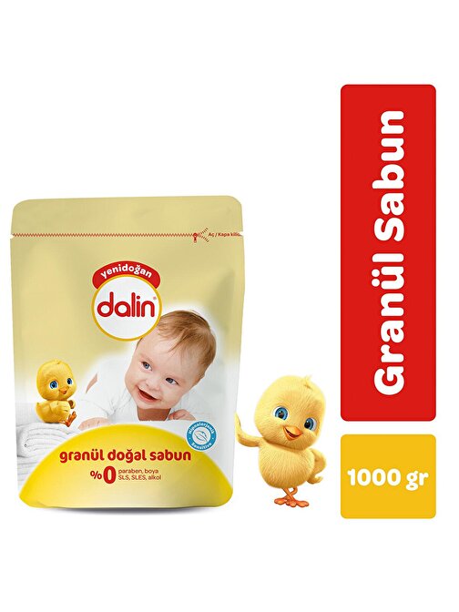 Dalin Hipoalerjenik Granül Yenidoğan Bebek Sabun 1 kg