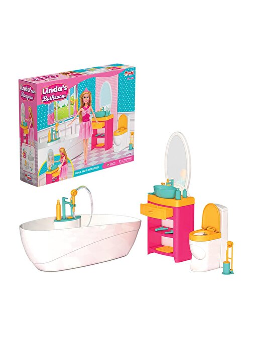 Dede Plastik Linda'nın Oyuncak Banyosu Çok Renkli