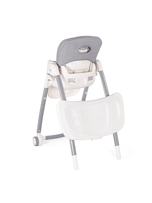 Joie Multiply 6 in 1 Emniyet Kemerli Kumaş Mama Sandalyesi Beyaz