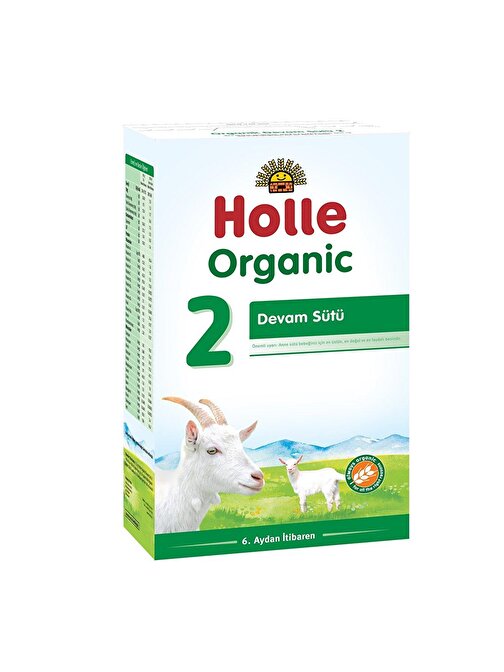 Holle 2 Organik Keçi Sütlü Devam Sütü 400 gr 6+ Ay