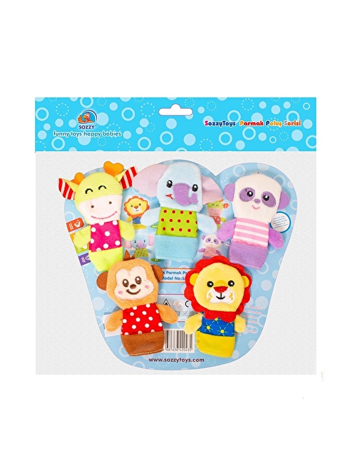 Sozzy Toys Puş Serisi Asortili Keçe Parmak Kuklası 23x28 cm