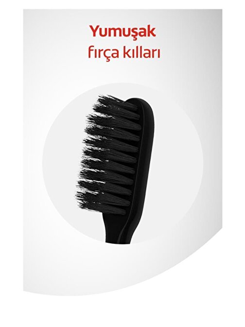 Colgate Mikro İnce Siyah Hassas Temizlik Yumuşak Diş Fırçası 1+1