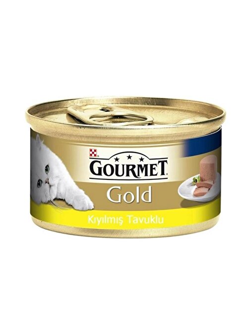 Gourmet Gold Kıyılmış Tavuk Etli Kedi Konservesi 85 gr