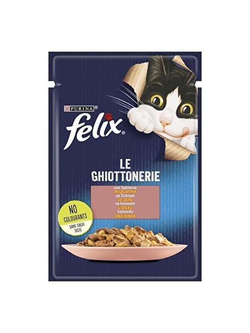 Felix Adult Somon Balıklı Yetişkin Kedi Konservesi Pouch 85 Gr