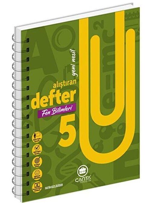 Çanta Yayınları 5. Sınıf Fen Bilimleri Okula Yardımcı Alıştıran Defter