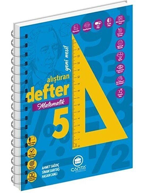 Çanta Yayınları 5. Sınıf Matematik Okula Yardımcı Alıştıran Defter