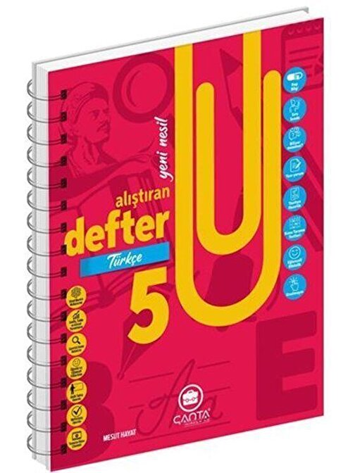 Çanta Yayınları 5. Sınıf Türkçe Okula Yardımcı Alıştıran Defter