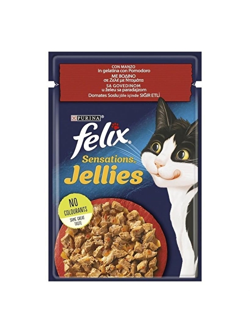 Felix Sensation Tavuk & Havuçlu Kedi Yaş Mama 85 Gr