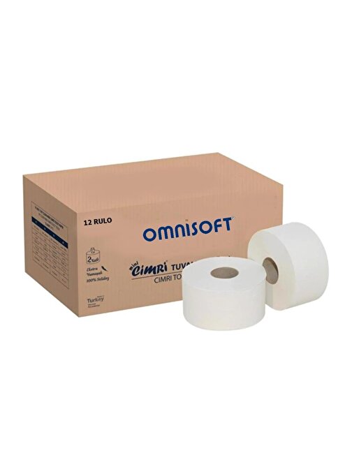 Omnisoft Mini Cimri İçten Çekmeli Tuvalet Kağıdı 4 Kg 12 Rulo