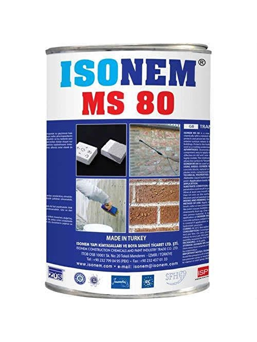 İsonem Ms80 Şeffaf Dış Cephe Yalıtım Boyası 3.5 Lt