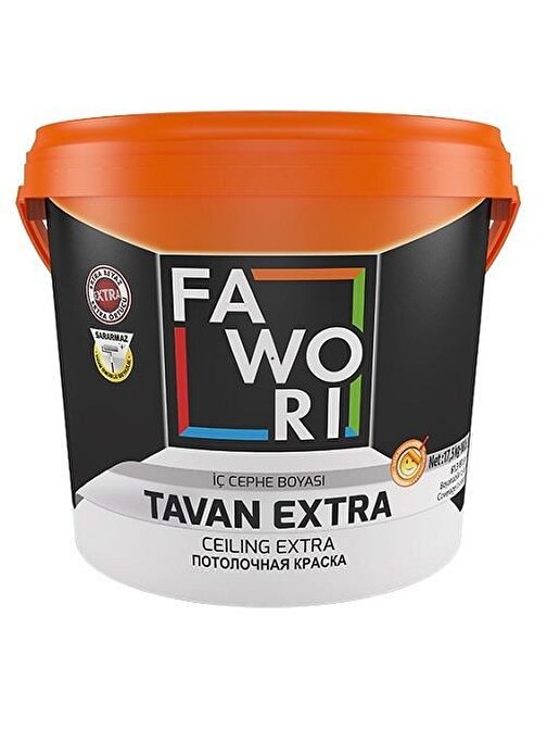 Fawori Extra Tavan Boyası 17.5 Kg Beyaz