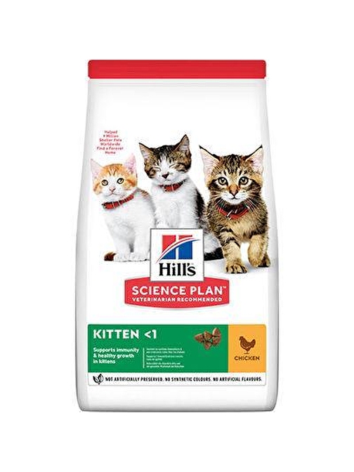 Hills Science Plan Kitten Yavru Tavuklu Kuru Kedi Maması 1.5 Kg