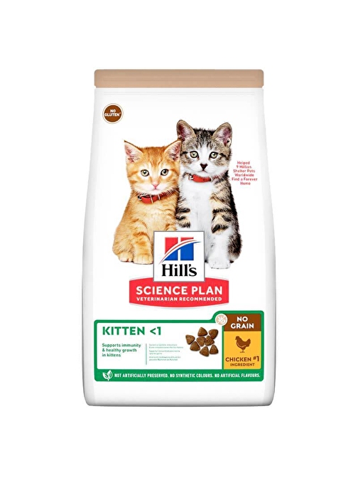 Hills Tahılsız Tavuklu Yavru Kedi Maması 1,5 Kg