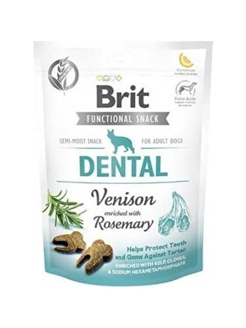 Brit Care Dental Biberiye ve Geyik Etli Diş Sağlığı İçin Köpek Ödülü 150gr