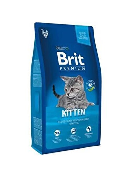 Brit Premium By Nature Kitten Tavuklu Yavru Kedi Maması 8 Kg*/