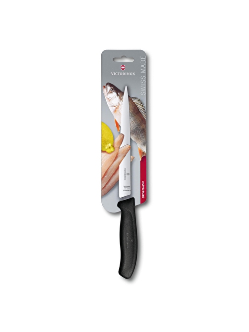 Victorinox Blisterli Fileto Bıçağı 20 cm Siyah