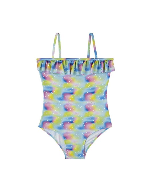 M22110220-R Slipstop Rihanna Junior Swimsuit &amp;Ccedil;ocuk Mayo Turkuaz