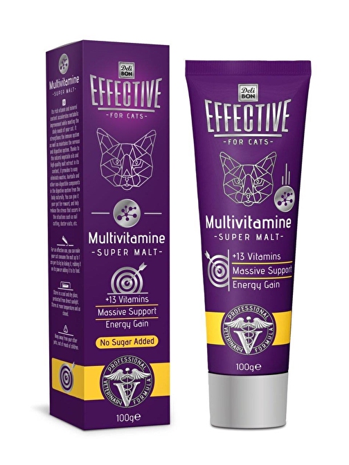 Effective Multivitamine Super Kedi Maltı 100 Gr