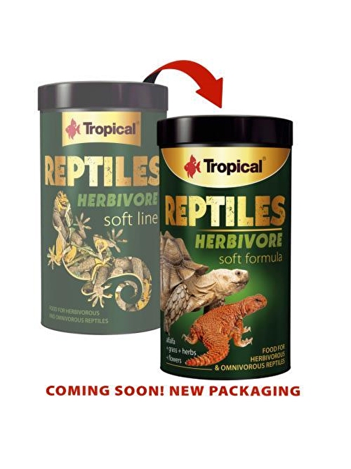 Tropical Reptiles Herbivore Sürüngen Yemi 250Ml/65G