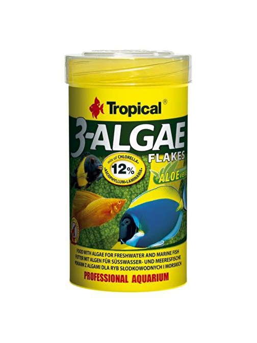 Tropical 3-Algea Flakes 100Ml/20G/