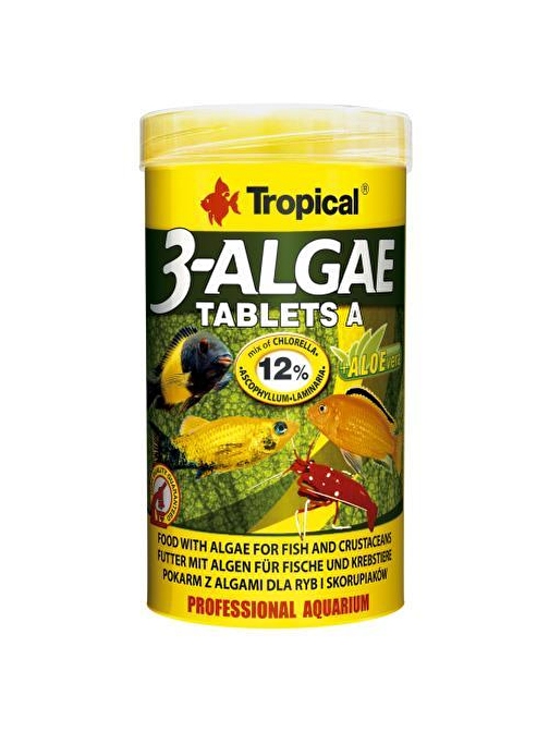 Tropical 3-Algea Tablets A 50Ml/36G