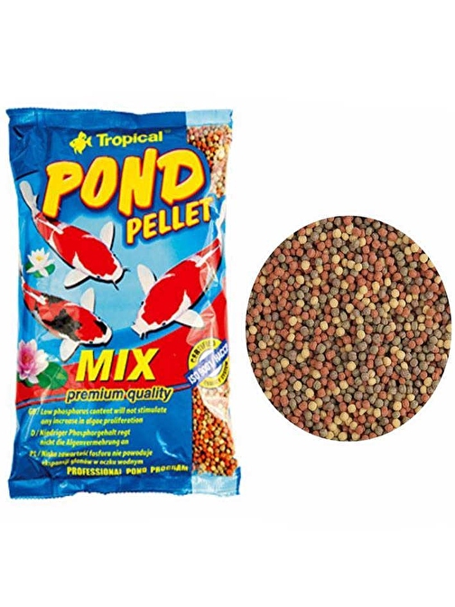 Tropical Pond Pellet Mixed 1000Ml/130G/