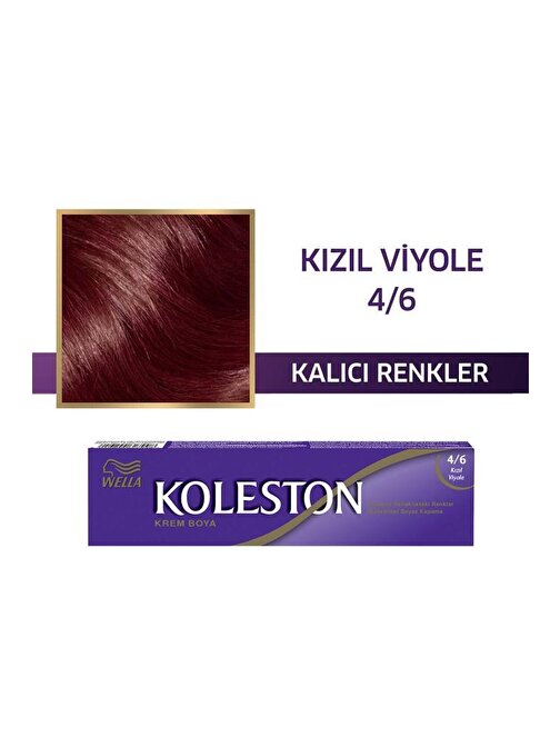 Wella Koleston Single Tüp Saç Boyası 4.6 Kızıl Viyole