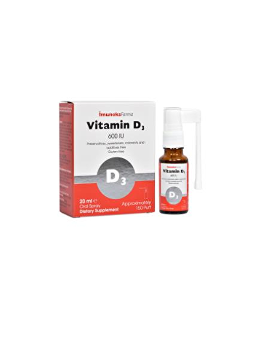 Imuneks Vitamin D3 600Iu Sprey 20 Ml