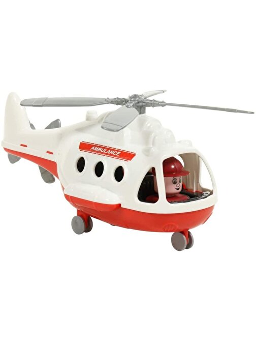 Polesıe Alfa 1019 72399 Plastik Oyuncak Ambulans Helikopteri
